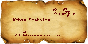 Kobza Szabolcs névjegykártya